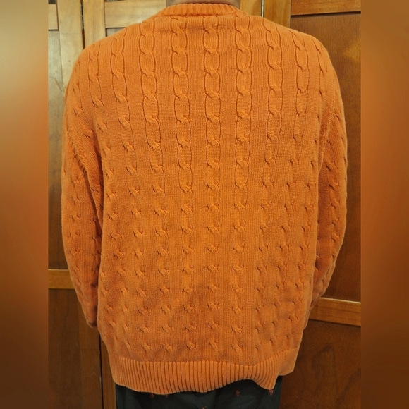 🍊L.L. BEAN Rust Colored Sweater - Picture 2 of 5